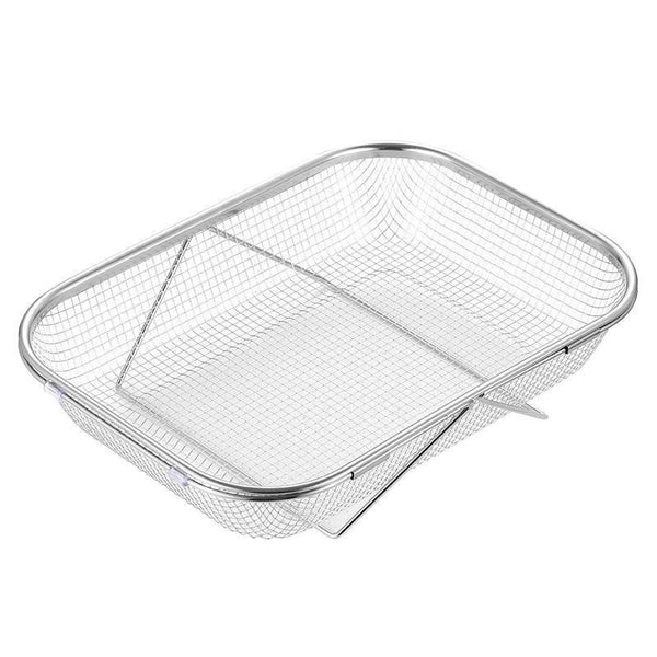 Retractable Stainless Steel Sink Drain Basket – Adjustable Kitchen Sink Strainer Rack, Foldable Dish Drying Rack, Vegetable Washing Basket, Sink Organizer & Storage Rack for Dishwashing, Kitchen Drainer
