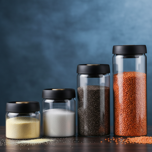 Vacuum Fresh Glass Storage Jar